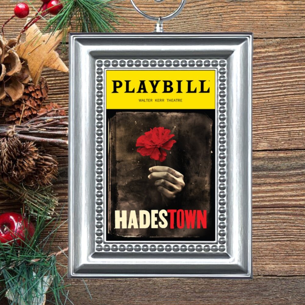 Hadestown Broadway Musical Playbill Christmas Tree Ornament
